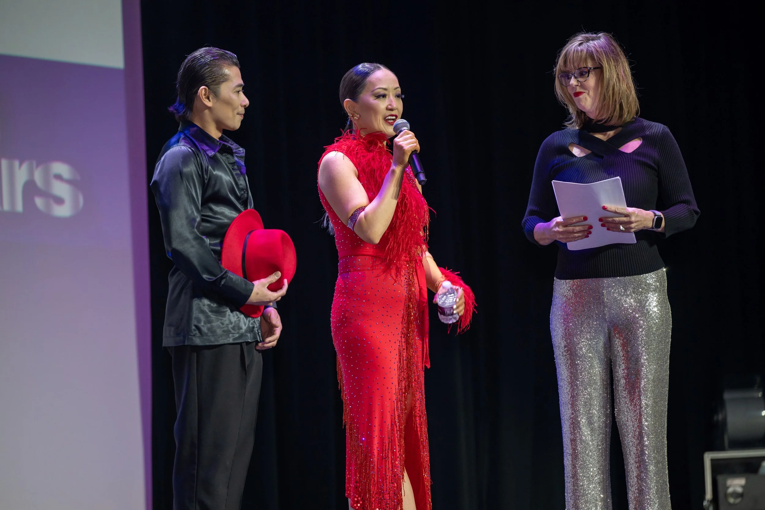 Julia Suzuki performing in a DanceSport competition